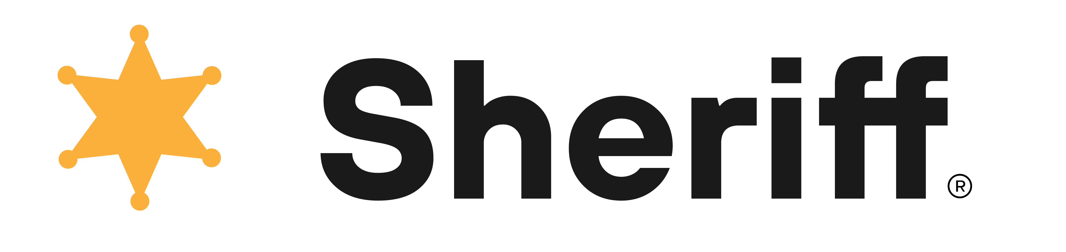 Sheriff logo negro_ amarillo